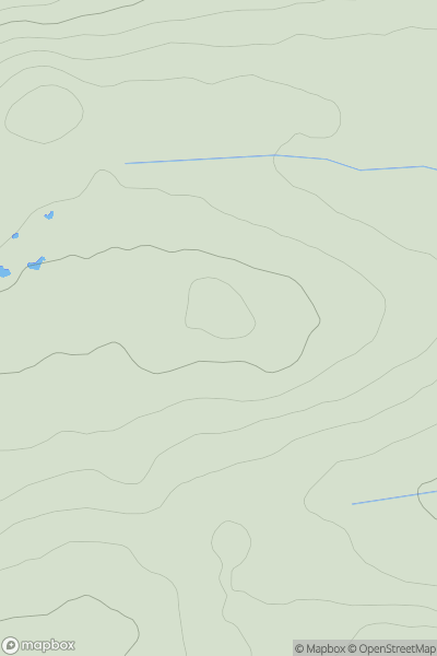 Thumbnail image for Clatto Hill [Central Scotland from Dumbarton to Montrose] [NO436157] showing contour plot for surrounding peak